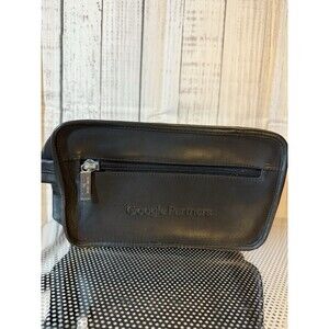 Claire Chase Black Leather Travel Toiletry Bag Men’s Google Partners